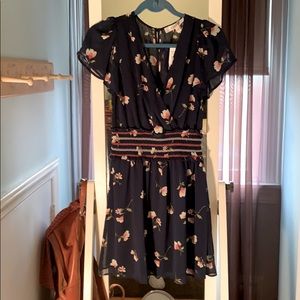 Nordstrom Navy Floral Dress